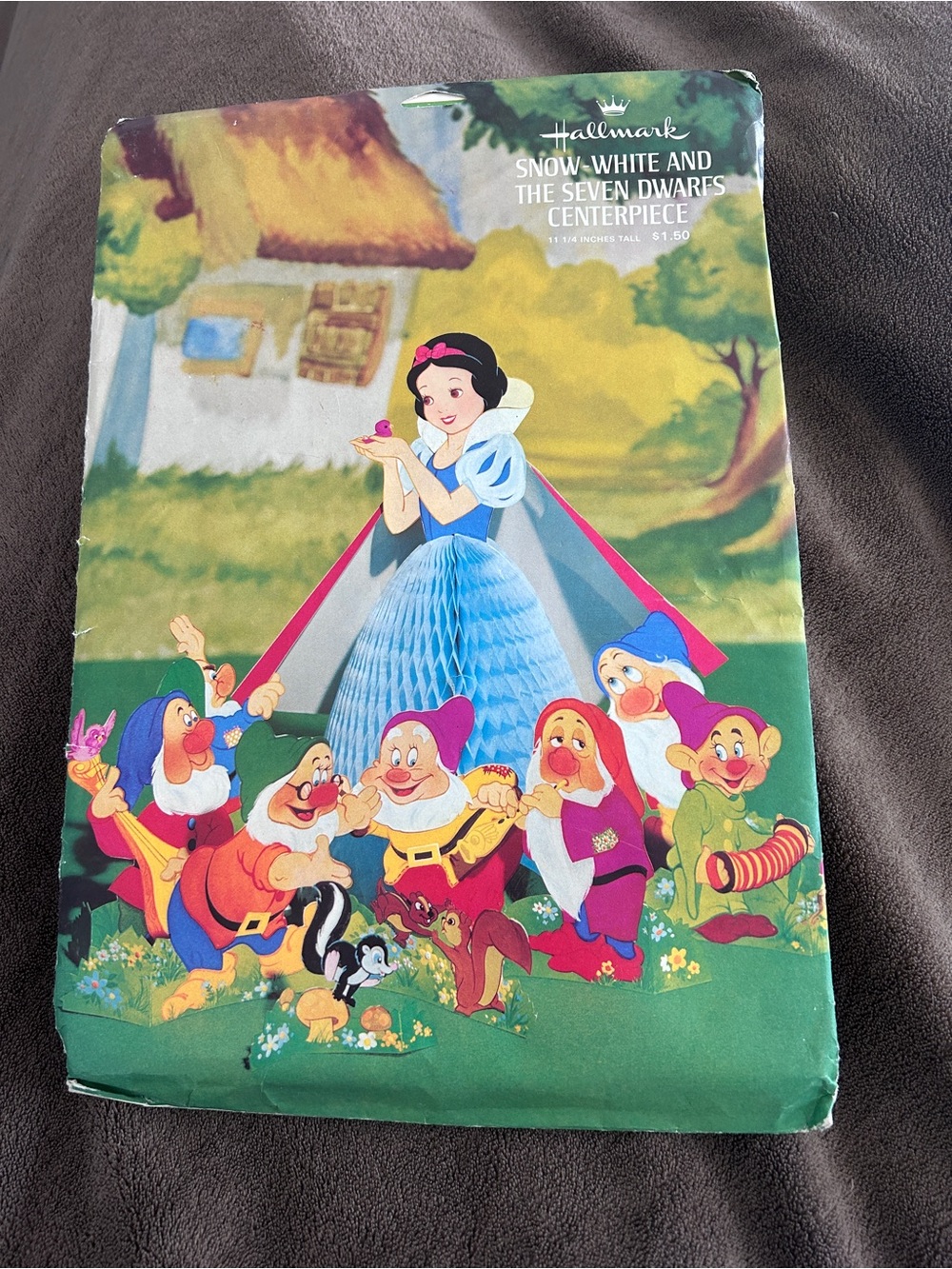 Vintage Hallmark Snow White & Seven Dwarfs Party Centerpiece Sealed